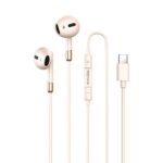 Remax Rm-05a Metal Type-c Wired Earphones With Mic (apricot)